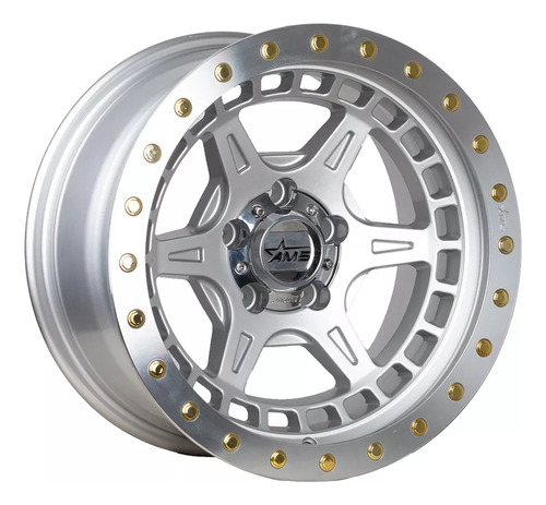 Llantas 16x8 5x114.3 Et-15 Ams Silver (set 4 Llantas)