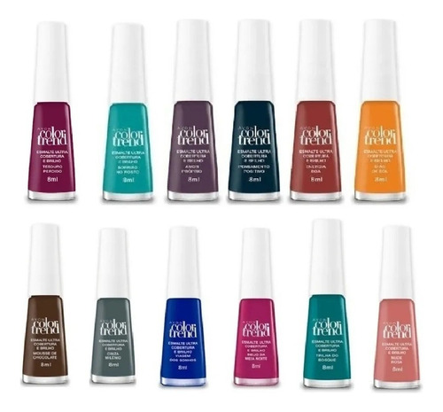 25 Esmalte Esmaltes Avon Colortrend Manicure Atacado