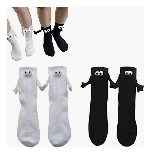 Calcetines Divertidos 3d Parejas Manos Magneticos Kawaii 4 P