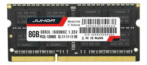 Memorias Ram Nueva  Juhor 8gb Ddr3l 1600mhz Para Laptop