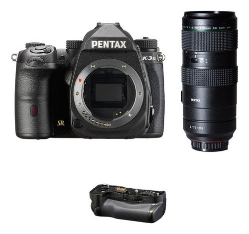 Cámara Dslr Pentax K-3 Mark Iii Con Lente 70-210mm Kit Grip