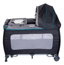 Comprar Cuna Corral Mecedora Sally 716 + Tina Plegable Celeste