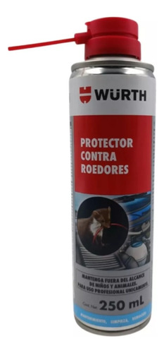 Repelente Protector Contra Roedores Wurth 250 Ml