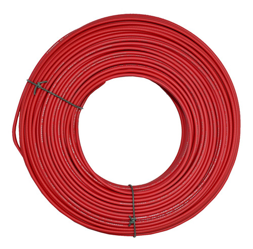 Cable Thw Nro. 4 Awg 75°c 600v Rojo Rollo 100 Mts Cablesca