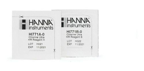 Hanna Instruments Reactivo En Polvo Para Cloro Rua Hi 771-25