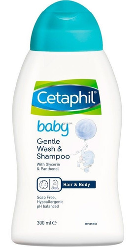 Baby Baño Liquido De Cabeza A Pies Cetaphil X 300 Ml