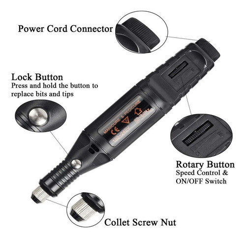 Caneta De Micro Gravador Elétrica Portátil Mini