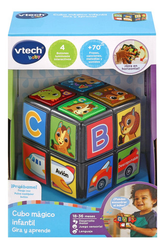 Cubo Magico Infantil Gira Y Aprende Vtech