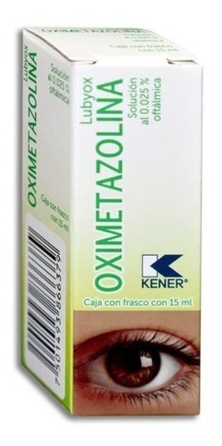Solución Oftálmica Oximetazolina Lubyox Gotero 15ml Kener 