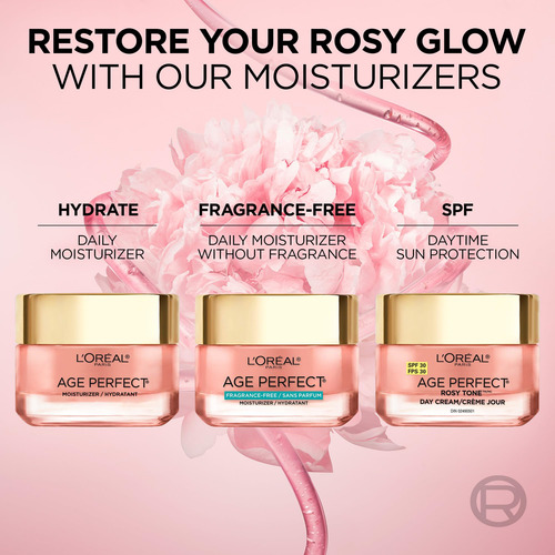 Crema Hidratante L'oreal Paris Age Perfect Rosy Tone 50 Ml