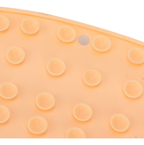 Estera Exfoliante Para Pies, Masajeador, Ventosas, Naranja S