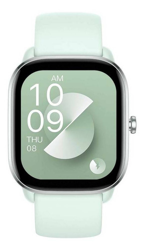 Imagen 1 de 1 de Smartwatch Amazfit GTS 4 Mini 1.65" caja de aleación de aluminio y plástico mint blue, malla mint blue de silicona