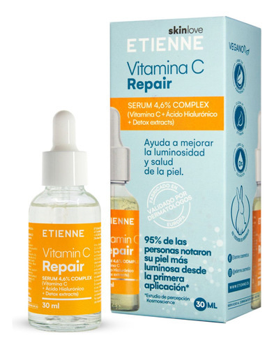 Etienne Serum Vitamina C Repair 30ml Tipo de piel Todo tipo de piel