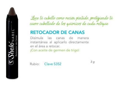 Retocador De Canas, Tinte , Disimula Las Canas,barba Tono Rubio