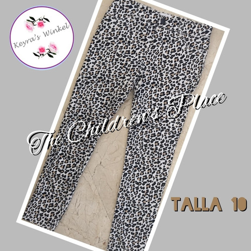 Pantalon Animal Print Childrens Place Nias T10 Usado 1 Vez