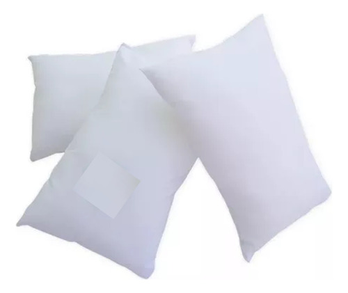 Set Almohadas X3 Bebé 100% Rellenas De Algodón Siliconado 