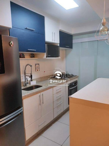Apartamento Com 2 Dormitórios À Venda, 60 M² Por R$ 477.000,00 - Vila Alzira - Santo André/sp - Ap15831