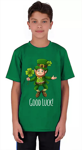 Polera Duende Good Luck Día De San Patricio 004