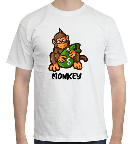 Playera De Chango Mono Monkey Dinero