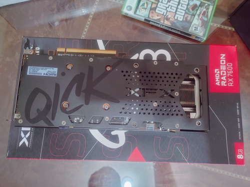 Amd Rx 7600 Xfx Quick Black Edition 8gb Tarjeta De Video Gpu (Usado)