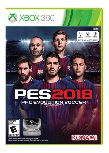 Pro Evolution Soccer 2018 - Juego Físico Original Xbox 360