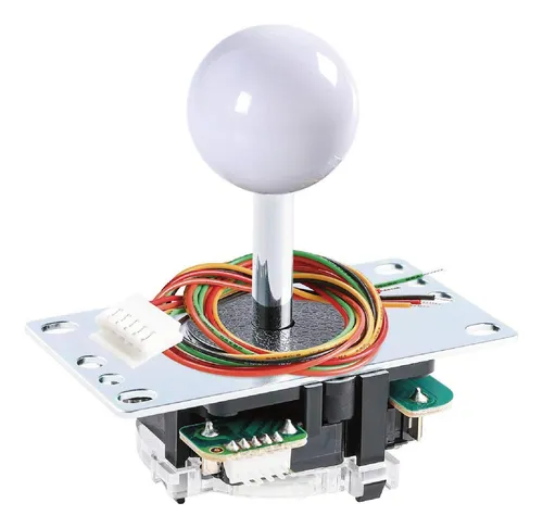 comprar Joystick Sanwa Jlf-tp-8yt Blanco Original Para Arcade Jamma