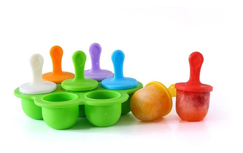 Molde En Silicona Para Paletas