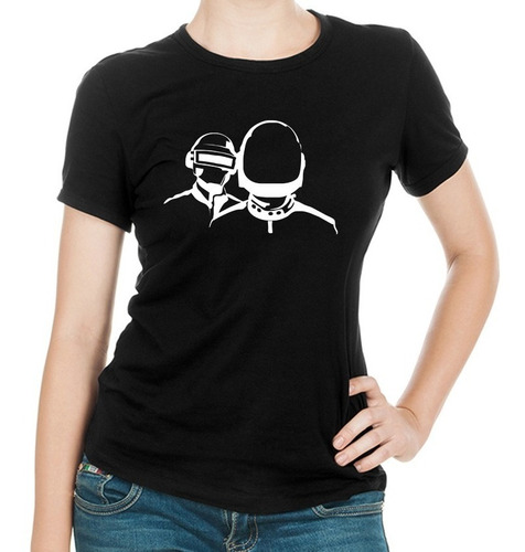 Unica Playera Mujer Duo Musical Daft Punk 