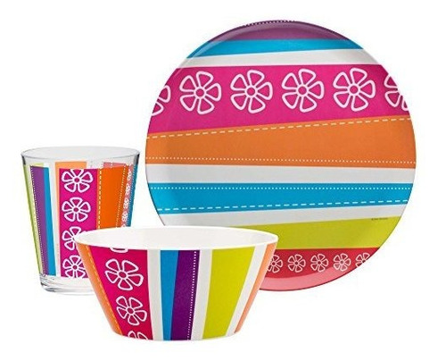 Zak Designs 12-piece Cabana Dinnerware Set