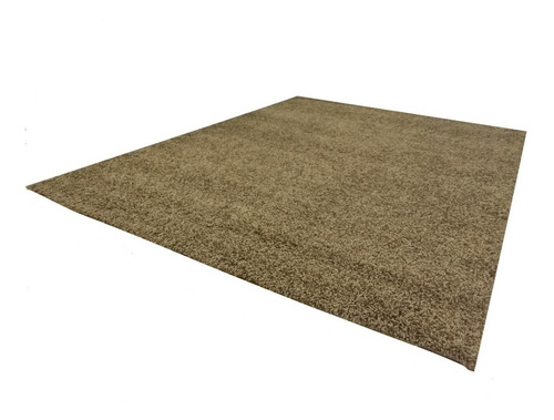 Carpeta Alfombra Super Shaggy 1.50 X 2.00 Pelo Largo Marron 