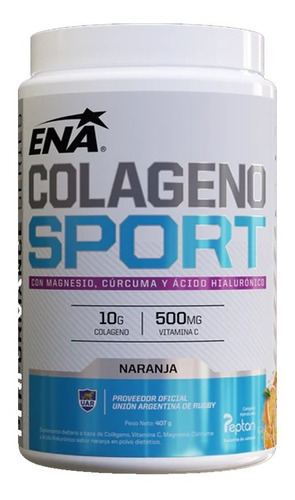 Colageno Sport Ena 407gr Magnesio Curcuma Acido Hialuronico