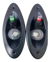 Comprar Luz Navegação Olho Tubarão Em Led Barco Lancha Preto