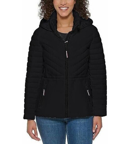 T H Original Chaqueta Impermeable De Mujer 100% Poliéster  