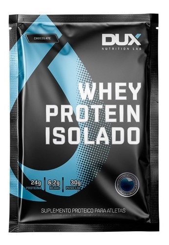 Suplemento em pó Dux Nutrition  Whey Protein Isolado proteína Whey Protein Isolado sabor  chocolate em saco de 27g