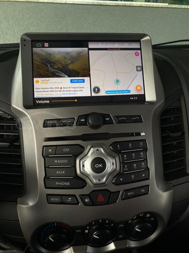 Central Multimidia 9' Ford Ranger Android + Carplay