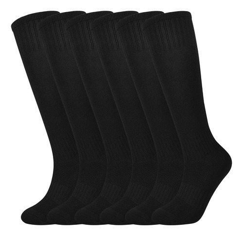 Calcetines De Fútbol Para Niños, 6 Pares De Calcetines De