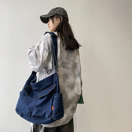 Bolso Multifunción Para Hombre Y Mujer, Bolso Azul Oscuro