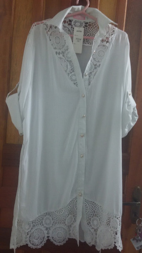 Camisão Feminino Com Renda - Gg