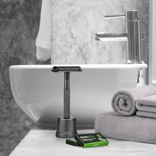 Afeitadora Unisex Con Base - Doble Filo- Eco Friendly
