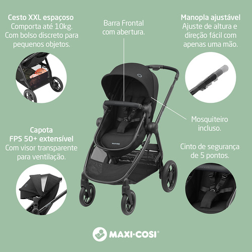 Carrinho Anna³ Com Pebble Pro² E Familyfix 360 Pro Maxi Cosi