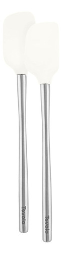 Juego De 2 Mini Espátulas Y Cucharas De Acero Inoxidable