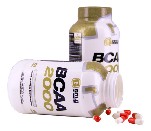 Bcaa 2000 - Gold Nutrition - Aminoácidos Ramificados 120 Tab