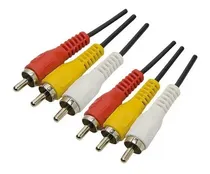 Comprar 15 Cabo 3 Rca X 3 Rca De Audio E Video De 1.5m Atacado