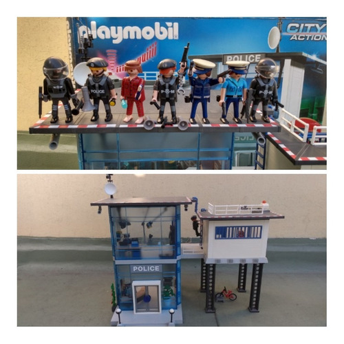 Imagen 1 de 10 de Playmobil 5182 Con Alarma Carcel De Policia.