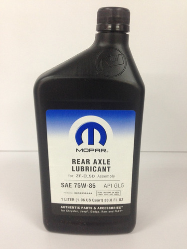Aceite Diferencial 75w 85 Jeep Grand Cherokee 11 17 Mopar Sp