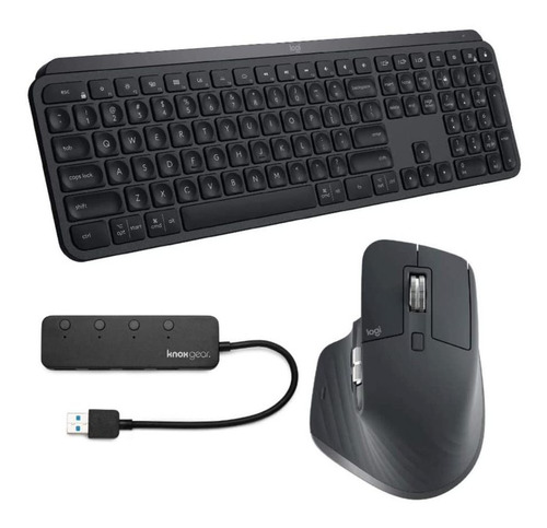 Combo Mouse Y Teclado Inalambricos + Hub Usb | Logitech