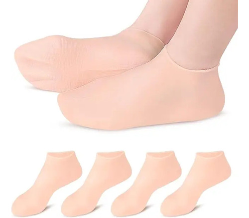 2 Pares Calcetines De Silicona Hidratantes