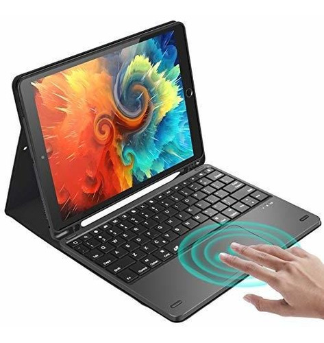 Funda Con Teclado Para iPad 8th Gen (2020) / 7th (2019) 10.2