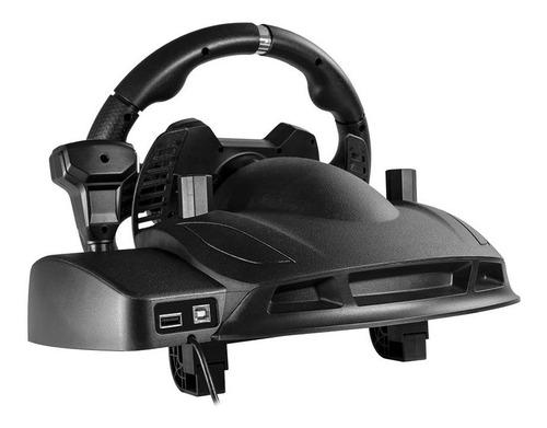 Imagen 2 de 5 de Volante Gamer Warrior Artaxes Con Pedal - Js090