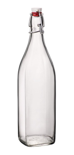 Botella Agua Con Tapón 1 Lt Bormioli Set 2 Pzs Envió Gratis